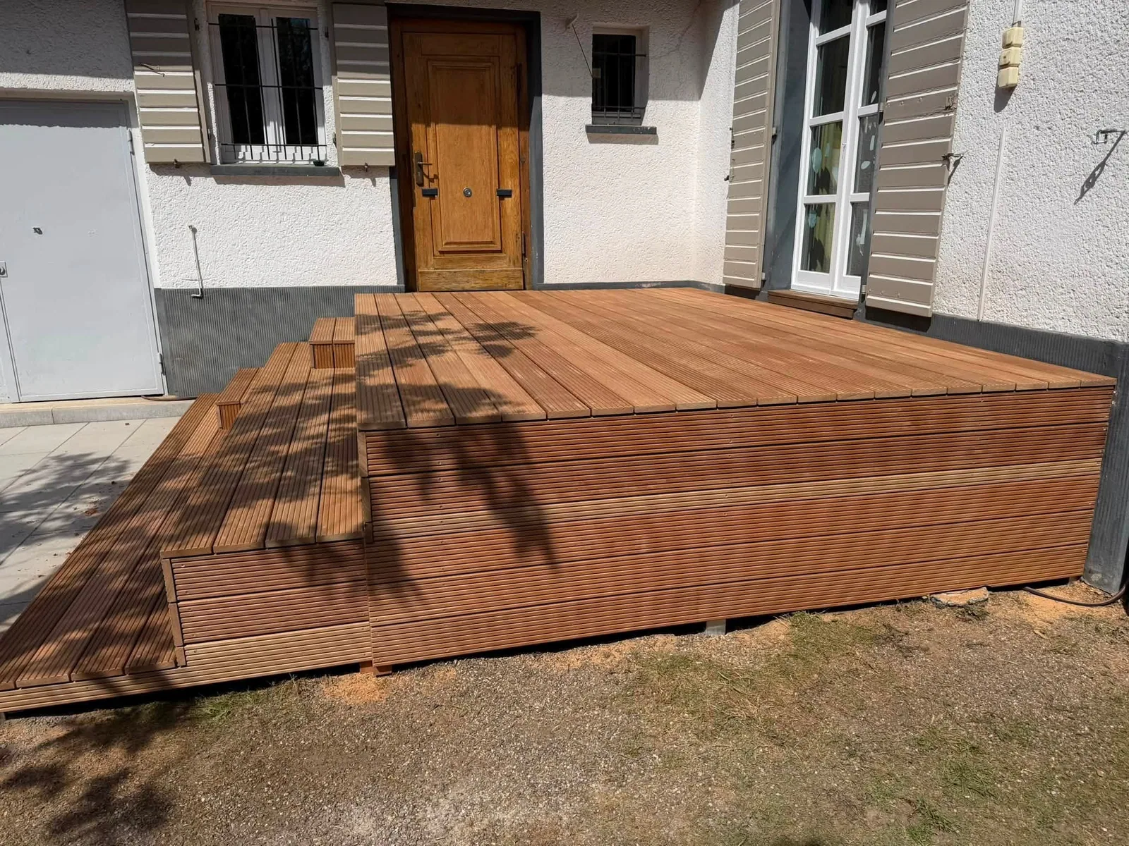 Holzterrasse und Carport von der Schreinerei Krutwig (1)